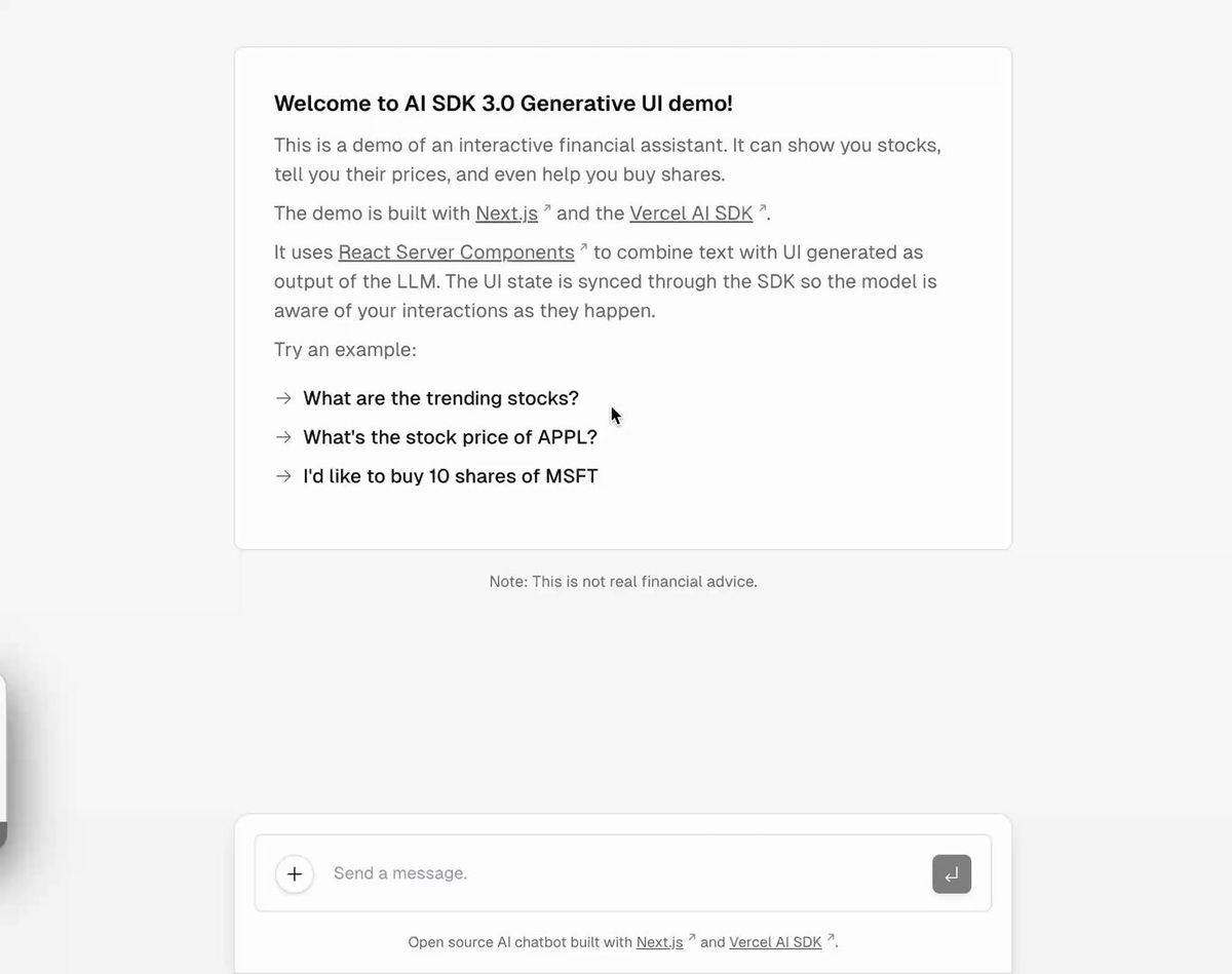 Apple AI developer SDK interface demo