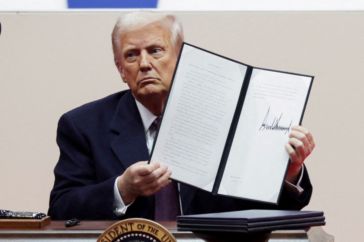 Trump signing AI executive order ceremony