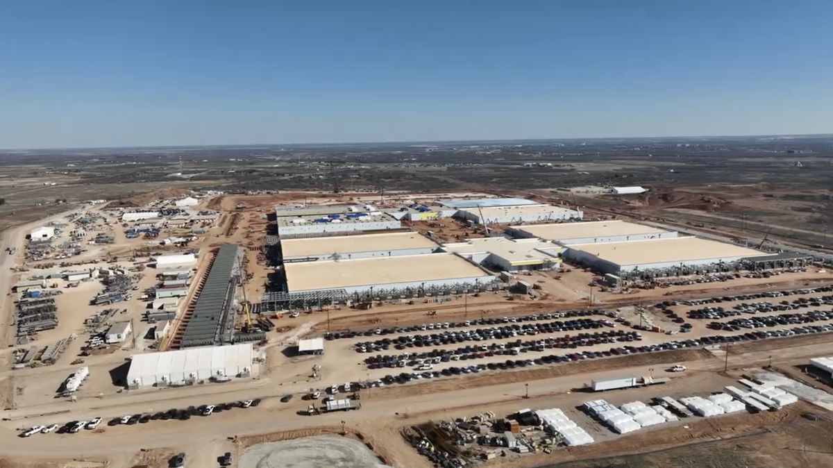 OpenAI Oracle data center construction