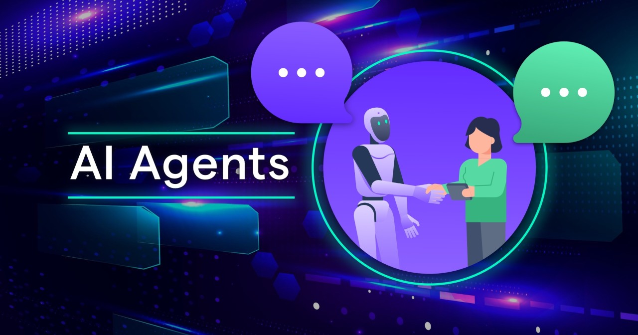autonomous artificial intelligence agent clean graphic