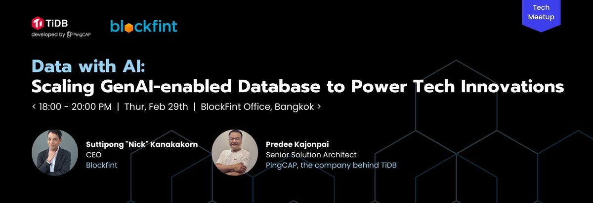 PingCAP TiDB database AI scalability