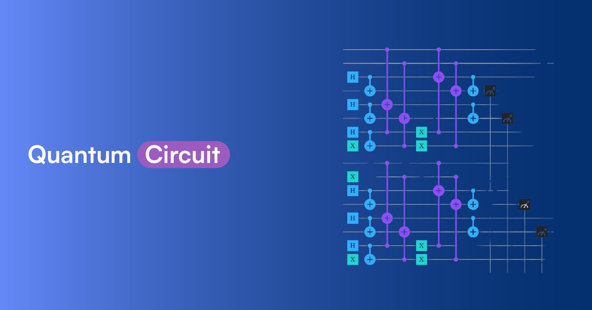 quantum AI circuit design visualization