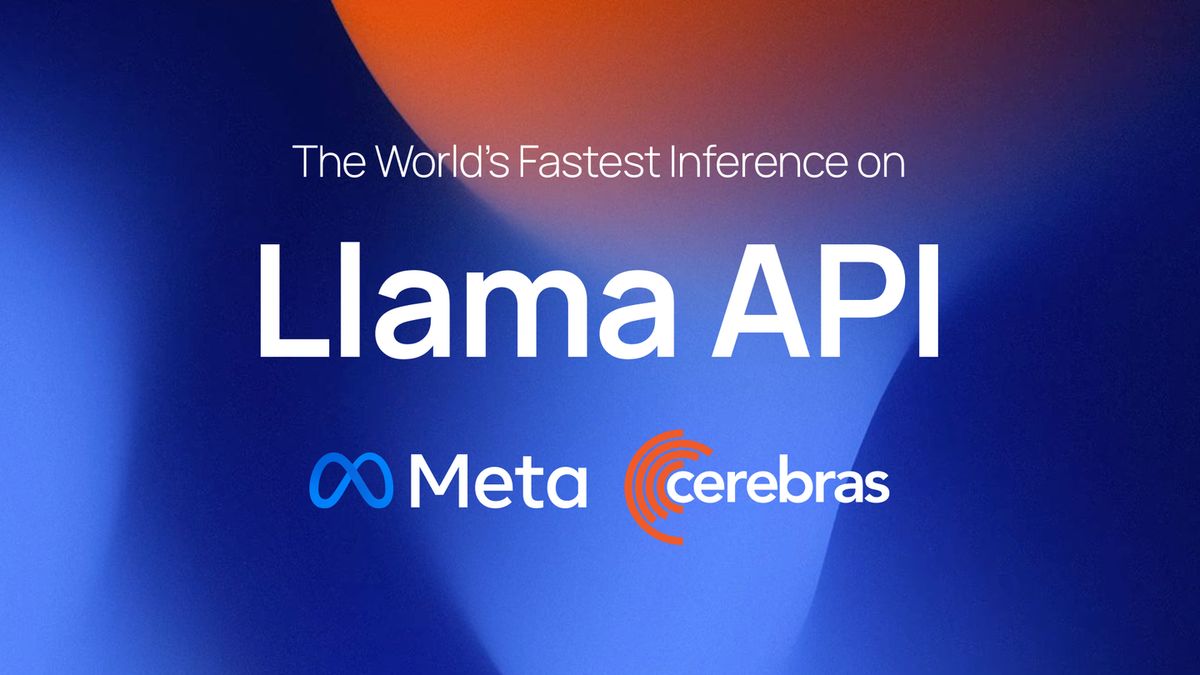 Meta Cerebras Llama API demo