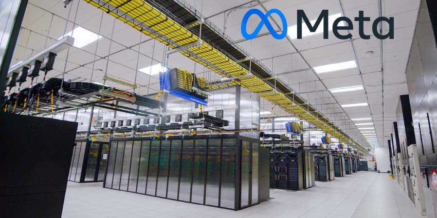 Meta logo, AI research lab