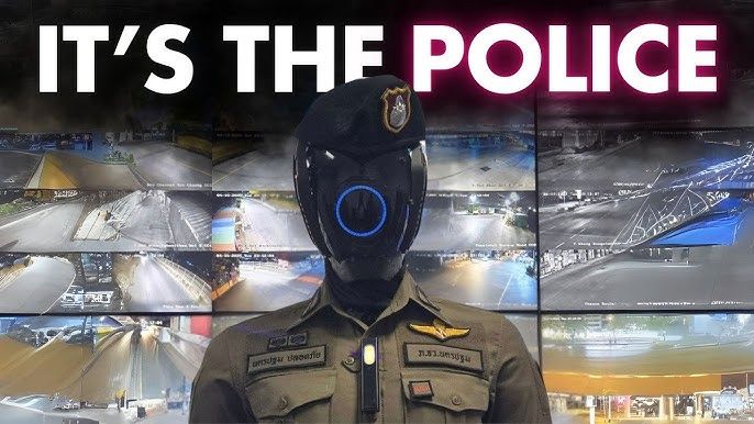 humanoid AI police robots Thailand China deployment